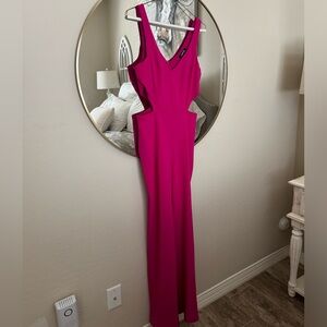 Long Jumpsuit - Size M - Magenta